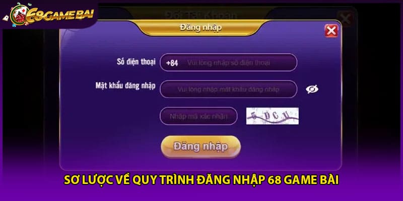Sơ lược về quy trình đăng nhập 68 game bài